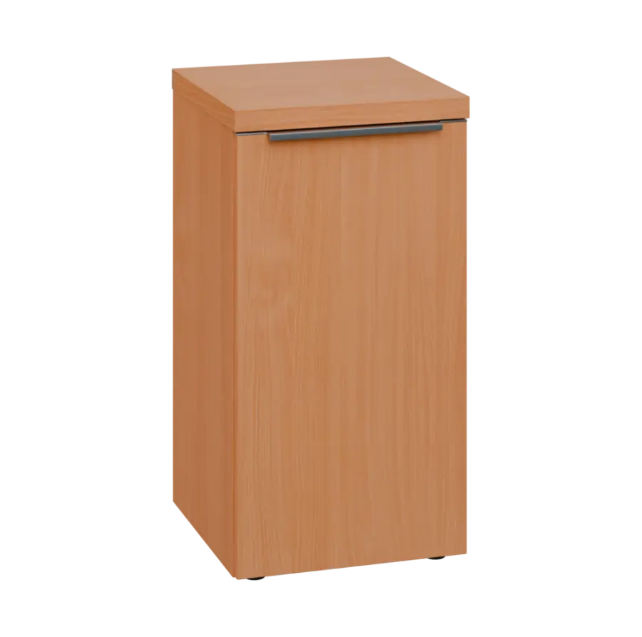 SIN 2 - 4D kancelářská skříň, 1-dveřová, pravá, 770x400x400, buk royal